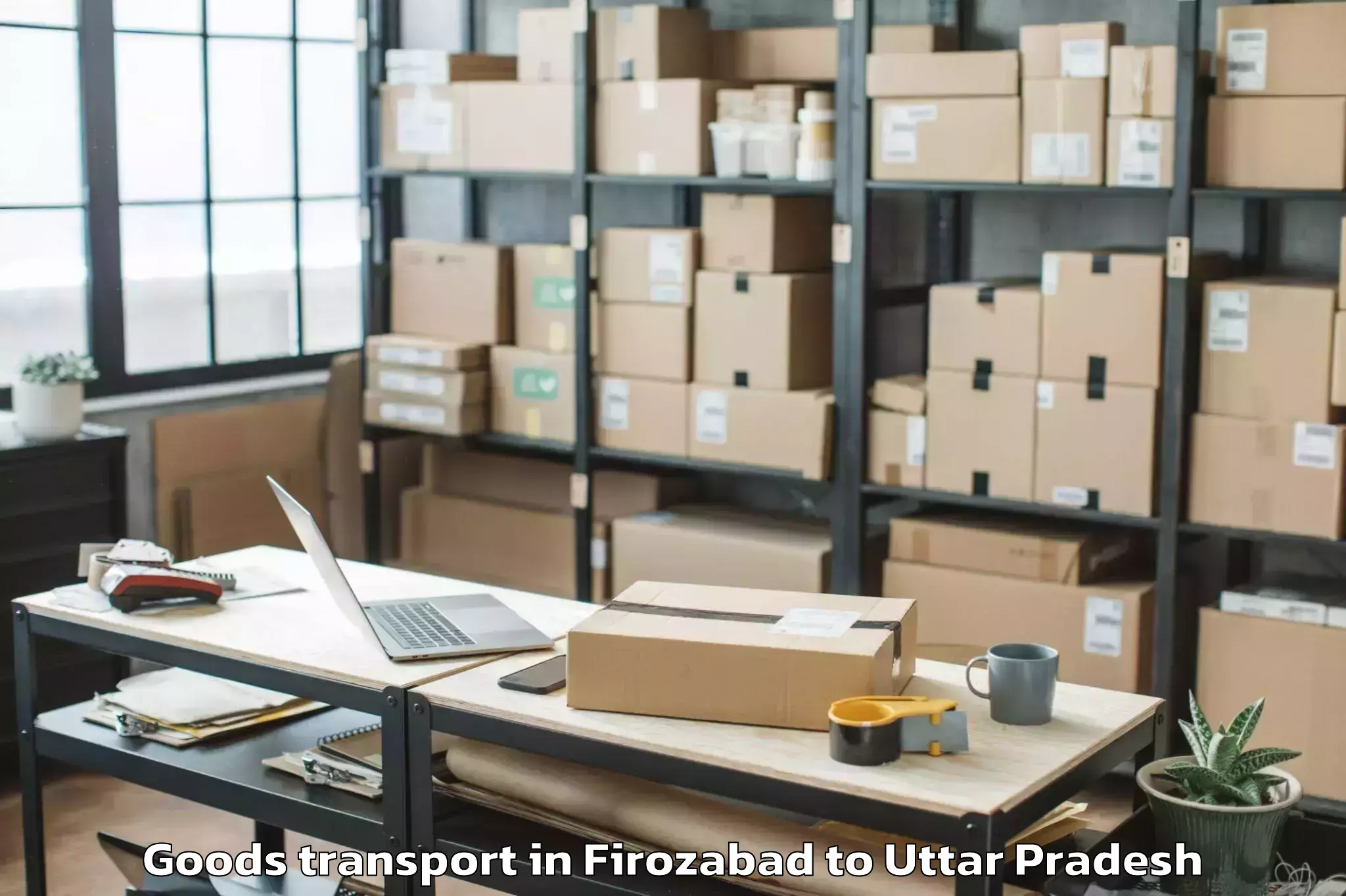 Easy Firozabad to Lalganj Goods Transport Booking